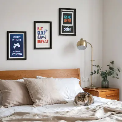 Tríptico enmarcado decoración de pared para entretenimiento