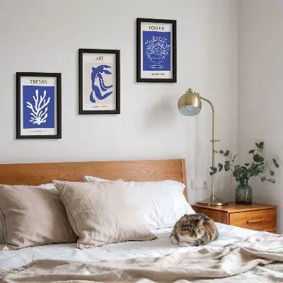 Juego de 3 cuadros decorativos con carteles de arte abstracto de Henri Matisse