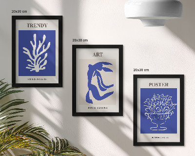 Juego de 3 cuadros decorativos Carteles de arte abstracto de Henri Matisse