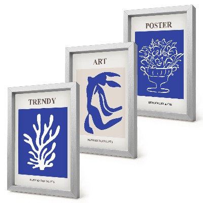 Juego de 3 cuadros decorativos Carteles de arte abstracto de Henri Matisse