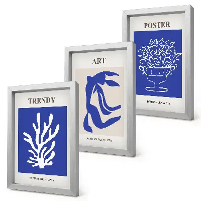 Juego de 3 cuadros decorativos con carteles de arte abstracto de Henri Matisse