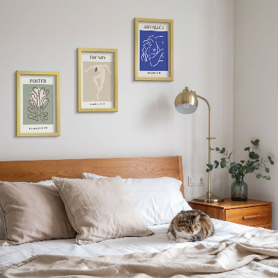 Juego de 3 cuadros decorativos Ilustraciones al pastel de Henri Matisse