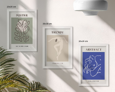 Juego de 3 cuadros decorativos Ilustraciones al pastel de Henri Matisse