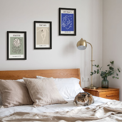 Juego de 3 cuadros decorativos Ilustraciones al pastel de Henri Matisse