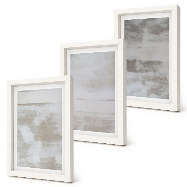Juego de 3 cuadros decorativos Texturas desgastadas al estilo industrial moderno