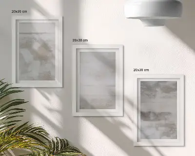 Juego de 3 cuadros decorativos con diseño de texturas desgastadas al estilo industrial moderno