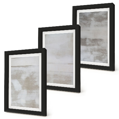 Juego de 3 cuadros decorativos Texturas desgastadas al estilo industrial moderno