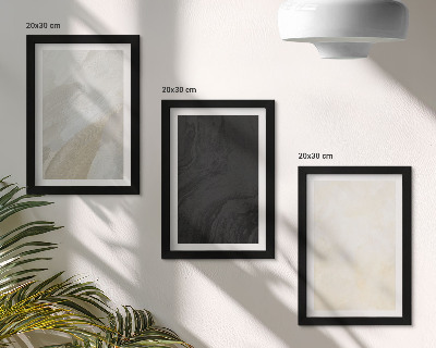 Juego de 3 cuadros decorativos Estructuras en diferentes tonalidades de minimalismo.
