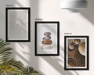 Juego de 3 cuadros decorativos Texturas en el arte del diseño moderno