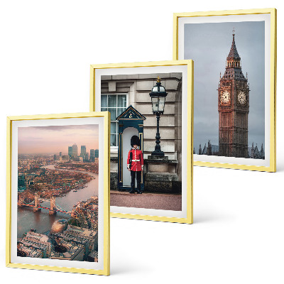Juego de 3 cuadros Puente de Londres Guardian Big Ben