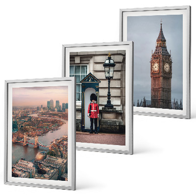Juego de 3 cuadros Puente de Londres Guardian Big Ben