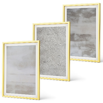 Set de 3 cuadros para salón Texturas minimalistas modernas