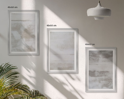 Juego de 3 cuadros Texturas modernas desgastadas
