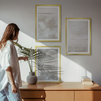 Juego de 3 cuadros Texturas modernas desgastadas