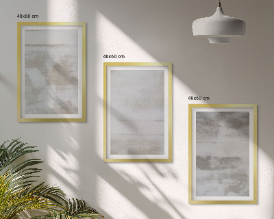 Juego de 3 cuadros Texturas modernas desgastadas