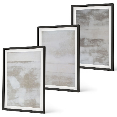 Juego de 3 cuadros Texturas modernas desgastadas
