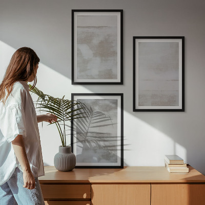 Juego de 3 cuadros Texturas modernas desgastadas