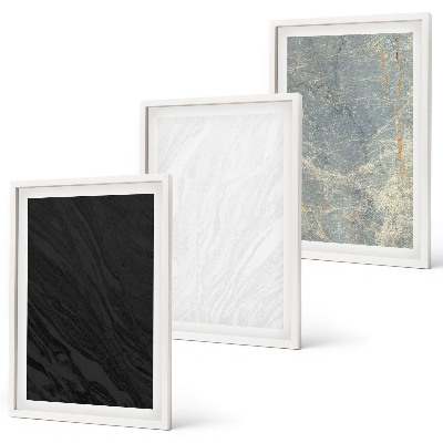 Juego de 3 cuadros Los colores de las elegantes estructuras de piedra