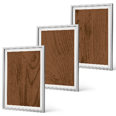 Set de 3 cuadros para salón Textura de madera corteza minimalismo