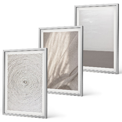 Juego de 3 cuadros Texturas bohemias naturales