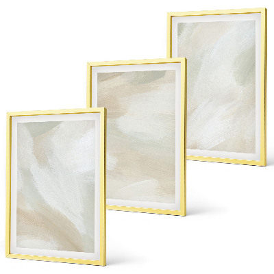 Juego de 3 cuadros Textura de pintura minimalista