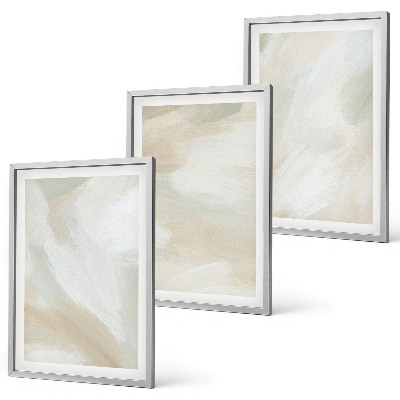 Juego de 3 cuadros Textura de pintura minimalista