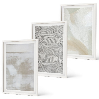 Juego de 3 cuadros Diseño moderno abstracto