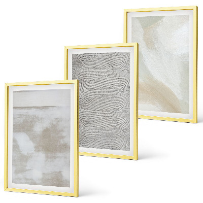 Juego de 3 cuadros Diseño moderno abstracto