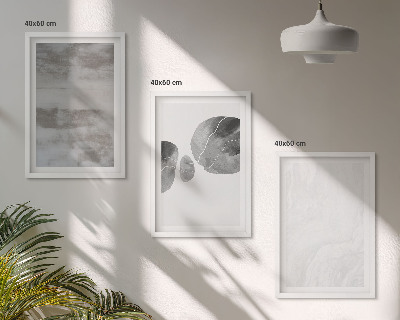 Set de 3 cuadros para salón Estructuras modernas abstractas