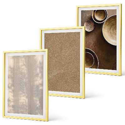 Set de 3 cuadros para salón Estructuras de textura minimalistas
