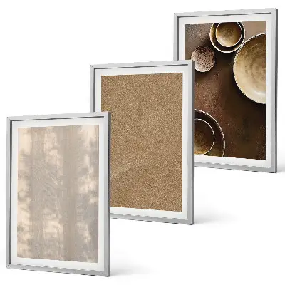 Set de 3 cuadros para salón con estructuras de textura minimalistas