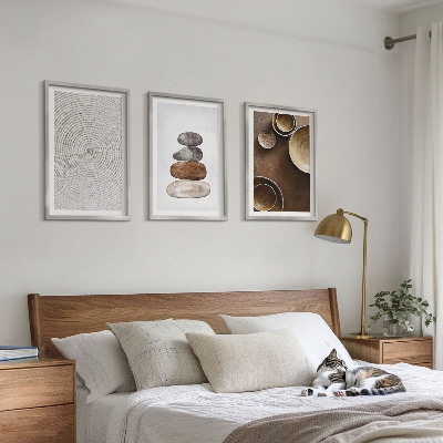 Juego de 3 cuadros Texturas en el arte moderno