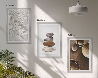Juego de 3 cuadros Texturas en el arte moderno