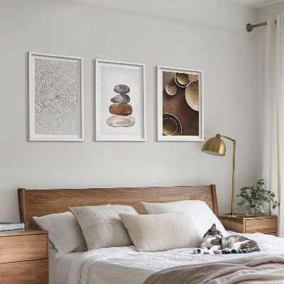 Juego de 3 cuadros Texturas en el arte moderno