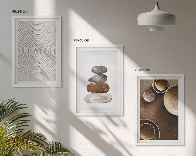 Juego de 3 cuadros Texturas en el arte moderno