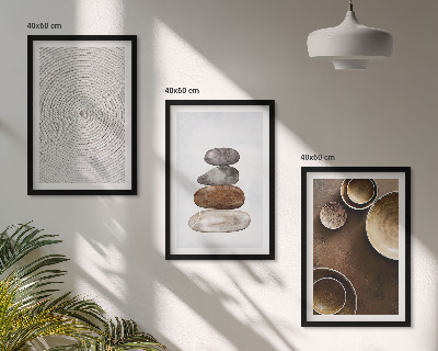 Juego de 3 cuadros Texturas en el arte moderno