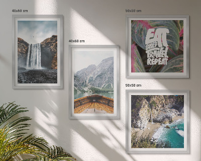 Galería de pared Cascada montaña viaje naturaleza
