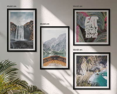 Galería de pared Cascada montaña viaje naturaleza