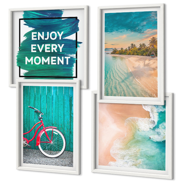 Galería de pared Inspiración para bicicletas de barco de mar