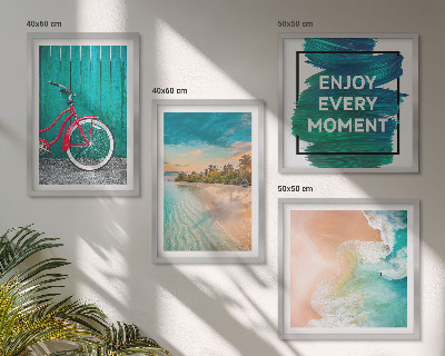 Galería de pared Inspiración para bicicletas de barco de mar