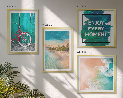 Galería de pared Inspiración para bicicletas de barco de mar