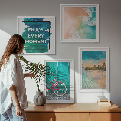 Galería de pared Inspiración para bicicletas de barco de mar