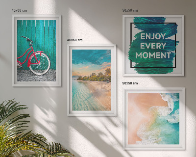 Galería de pared Inspiración para bicicletas de barco de mar