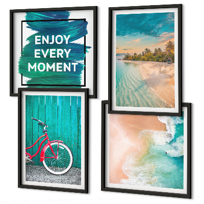 Galería de pared Inspiración para bicicletas de barco de mar