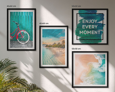 Galería de pared Inspiración para bicicletas de barco de mar