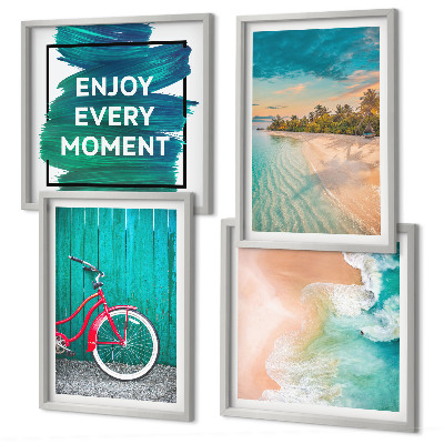 Galería de pared Inspiración para bicicletas de barco de mar