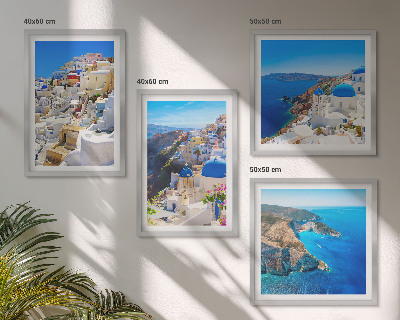 Galería de pared Paisaje arquitectónico de Oia, Santorini, Grecia
