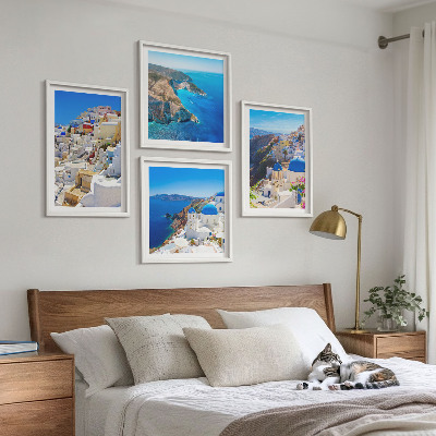 Galería de pared Paisaje arquitectónico de Oia, Santorini, Grecia