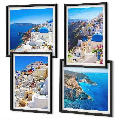 Galería de pared Paisaje arquitectónico de Oia, Santorini, Grecia