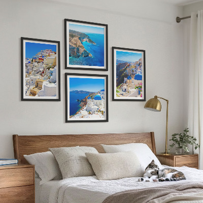 Galería de pared Paisaje arquitectónico de Oia, Santorini, Grecia